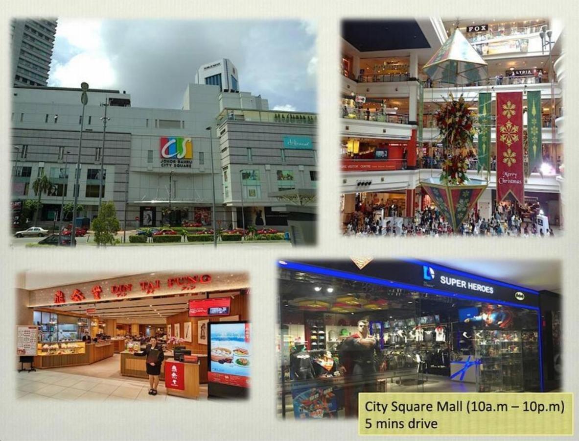 Seaview Condo Near Rf Mall, Food Court & Free Netflix Джохор-Бару Екстер'єр фото
